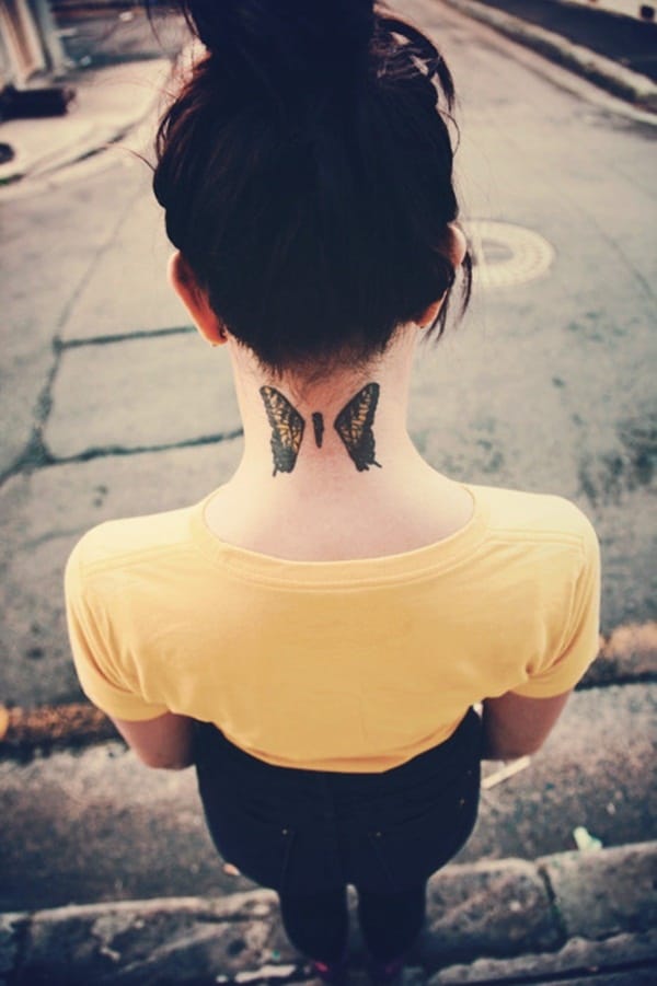 50 Best Neck Tattoo Ideas for Girls: 2015