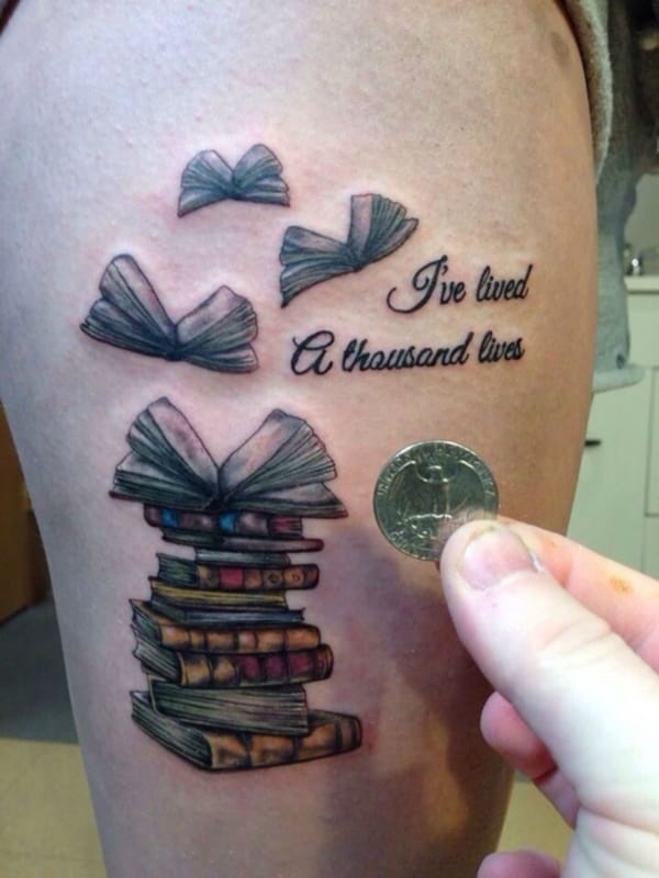 50 Attractive Literary Tattoos For Book Lovers