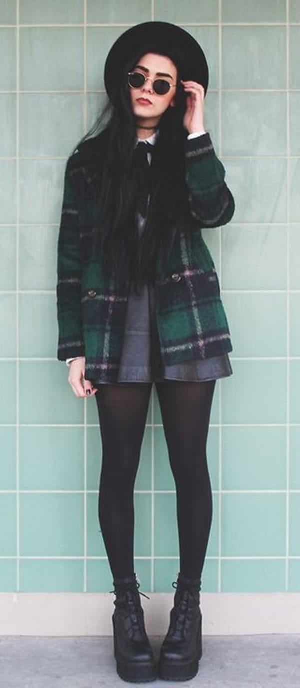 50 Cool Looking Grunge Style Outfits For Girls 