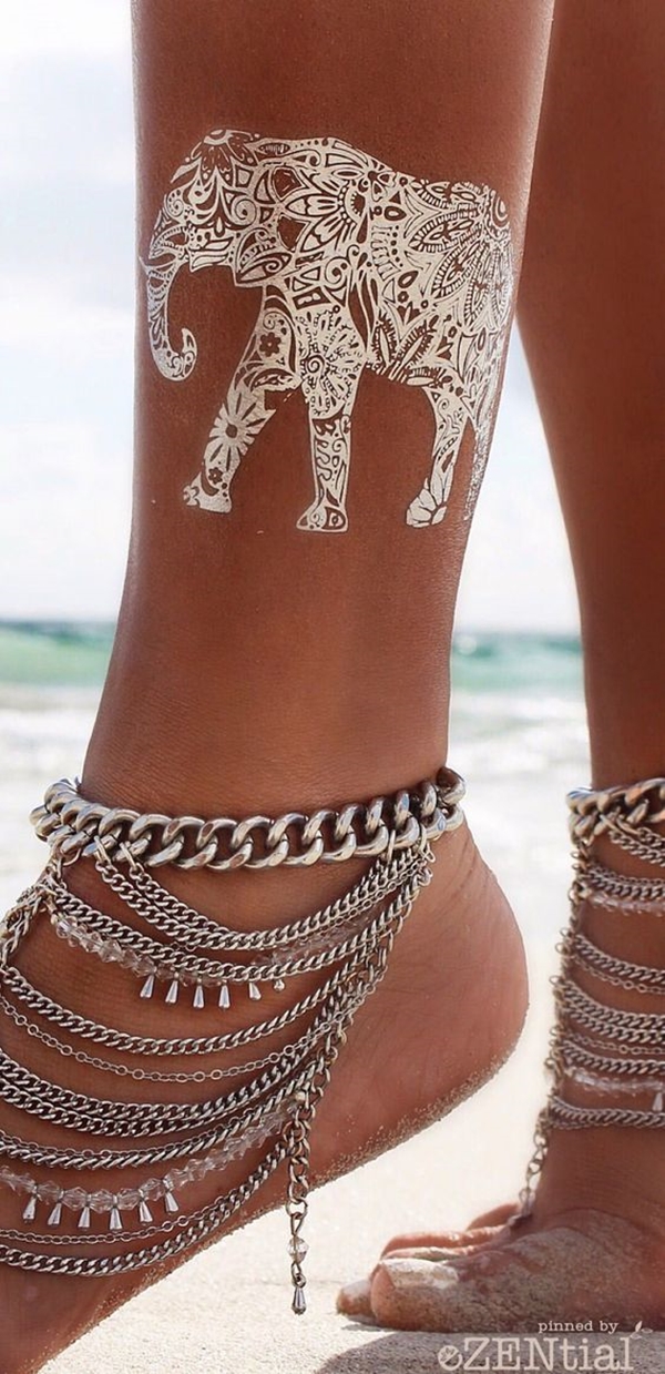 40 Temporary Metallic Tattoos That Are In Trend 