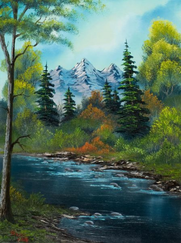 40 Simple and Easy Landscape Painting Ideas