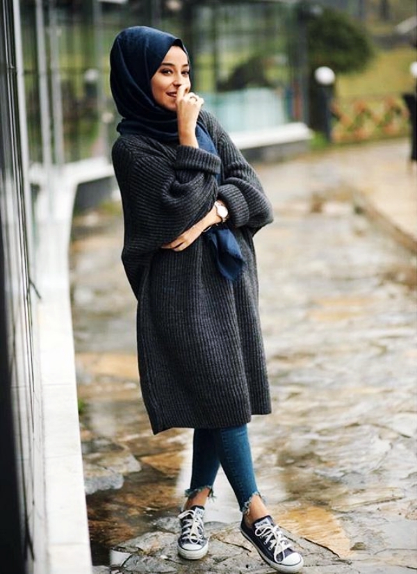 20 Attractive Hijab Winter Outfits Buzz 2018 