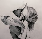 40 Romantic Couple Pencil Sketches and Drawings - Buzz 2018