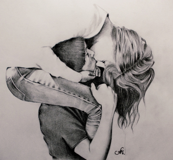 40 Romantic Couple Pencil Sketches And Drawings Buzz 2018 5354