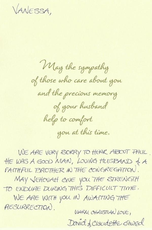 What To Write In A Sympathy Card Uk