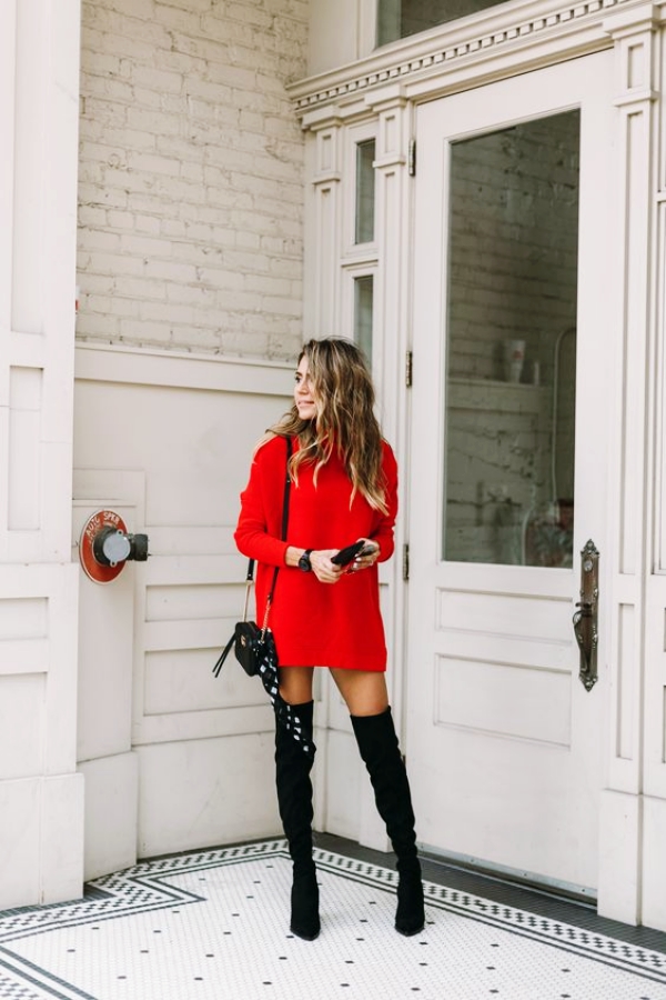40 Tested Over The Knee Boot Outfits Buzz 2018
