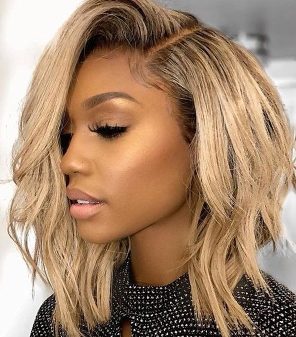 27 Bob cut hair styles for black woman for Oval Face