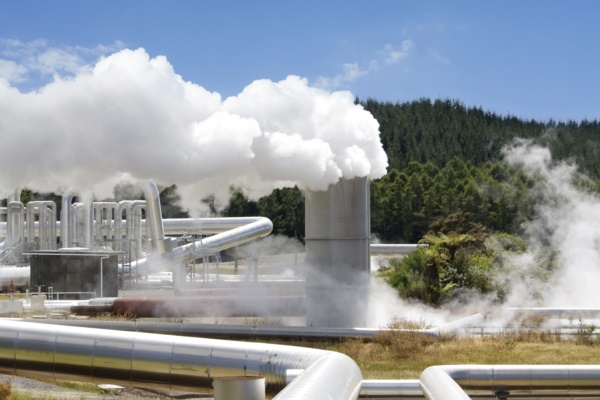 Geothermal power station alternative energy
