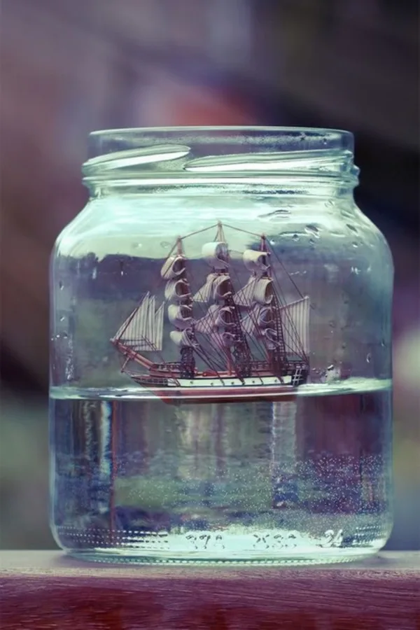 Incredible Ship inside Bottle Art Works0101