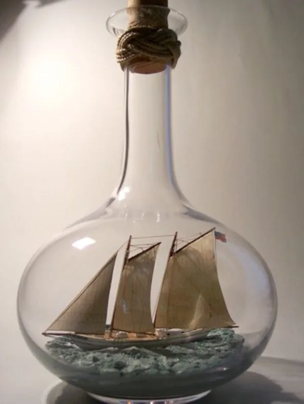 Incredible Ship inside Bottle Art Works0121