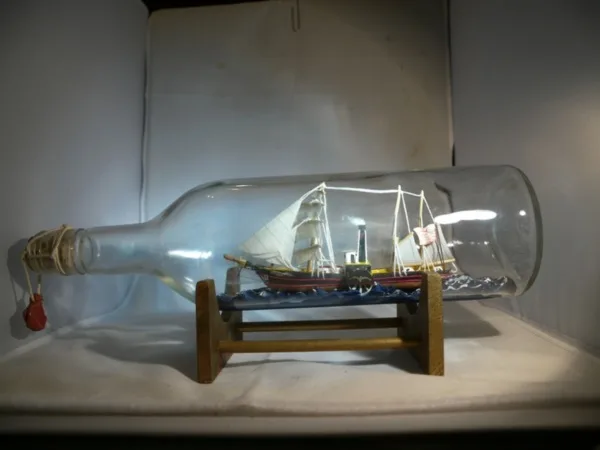 Incredible Ship inside Bottle Art Works0151