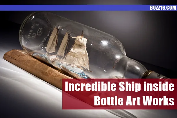Incredible Ship inside Bottle Art Works0191