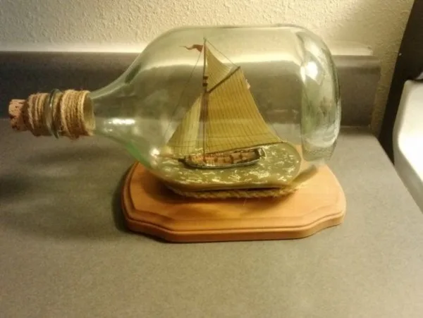 Incredible Ship inside Bottle Art Works0241