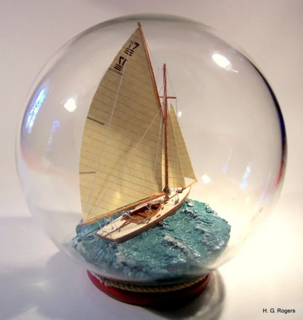 Incredible Ship inside Bottle Art Works0271