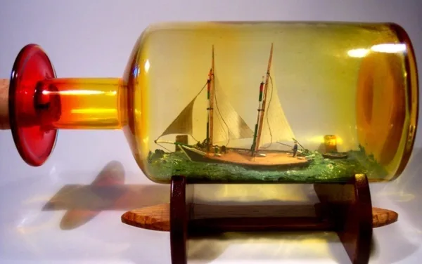 Incredible Ship inside Bottle Art Works0281