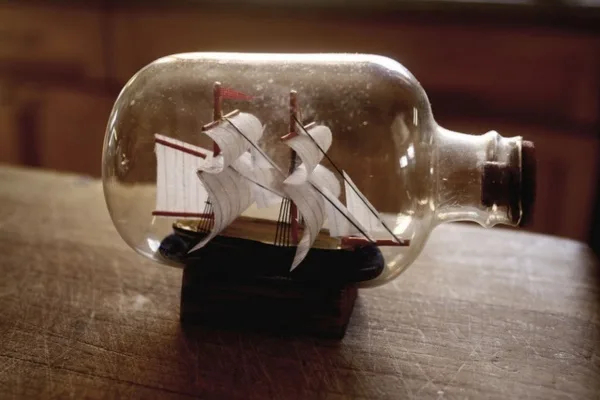 Incredible Ship inside Bottle Art Works0311
