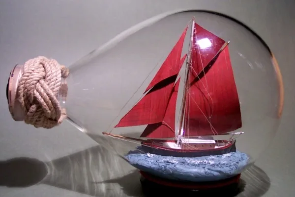 Incredible Ship inside Bottle Art Works0321