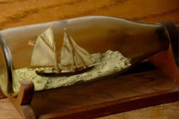 Incredible Ship inside Bottle Art Works0341