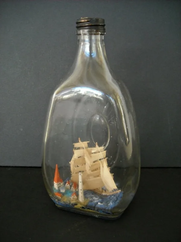Incredible Ship inside Bottle Art Works0351