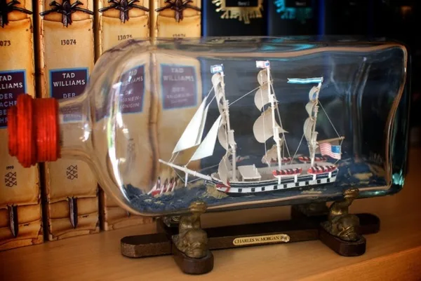 Incredible Ship inside Bottle Art Works0421