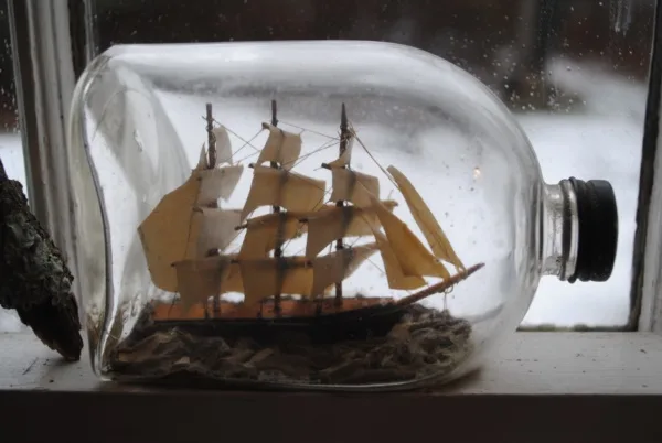Incredible Ship inside Bottle Art Works0471