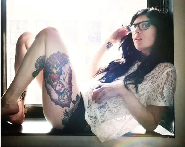 Thigh tattoos for girls34-034
