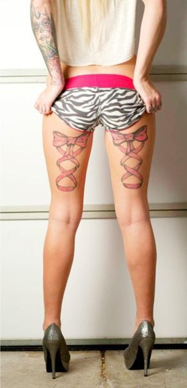 Thigh tattoos for girls36-036