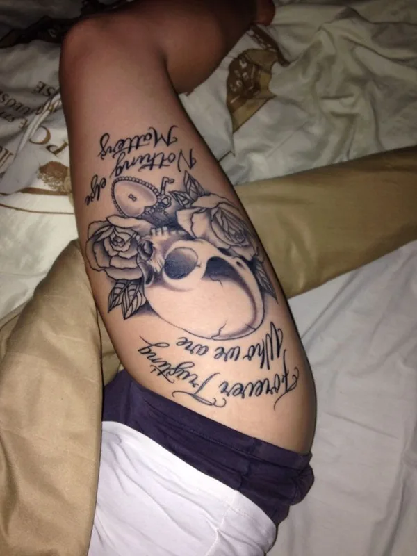 Thigh tattoos for girls42-042