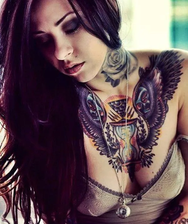 neck tattoos ideas for girls10-010