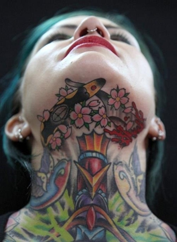neck tattoos ideas for girls25-025