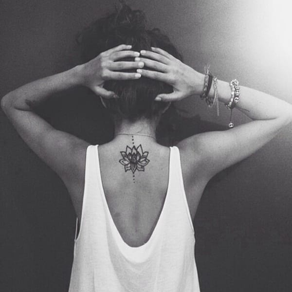 cute back of neck tattoos tumblr