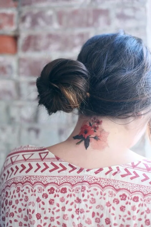 neck tattoos ideas for girls5-005