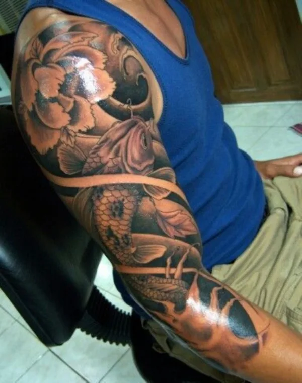 50 Cool Japanese Sleeve Tattoos for Awesomeness0081