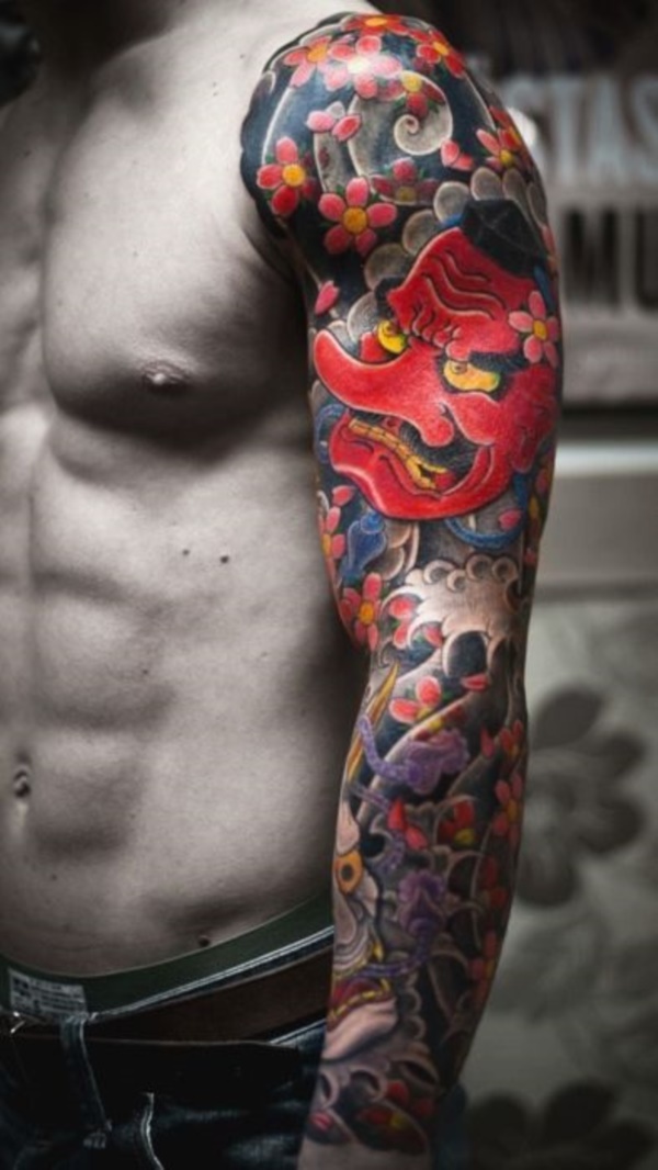 50 Cool Japanese Sleeve Tattoos for Awesomeness0111