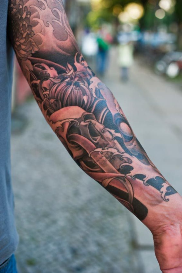 50 Cool Japanese Sleeve Tattoos for Awesomeness0141