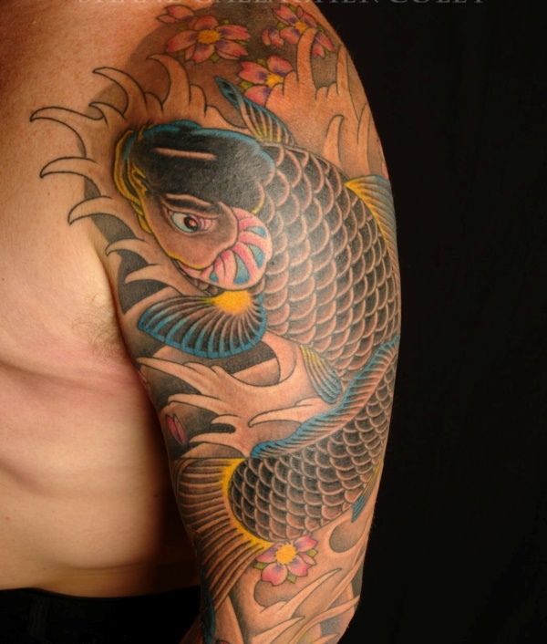 50 Cool Japanese Sleeve Tattoos for Awesomeness0231
