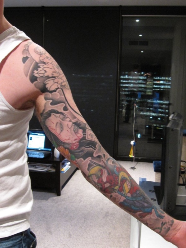 50 Cool Japanese Sleeve Tattoos for Awesomeness0261
