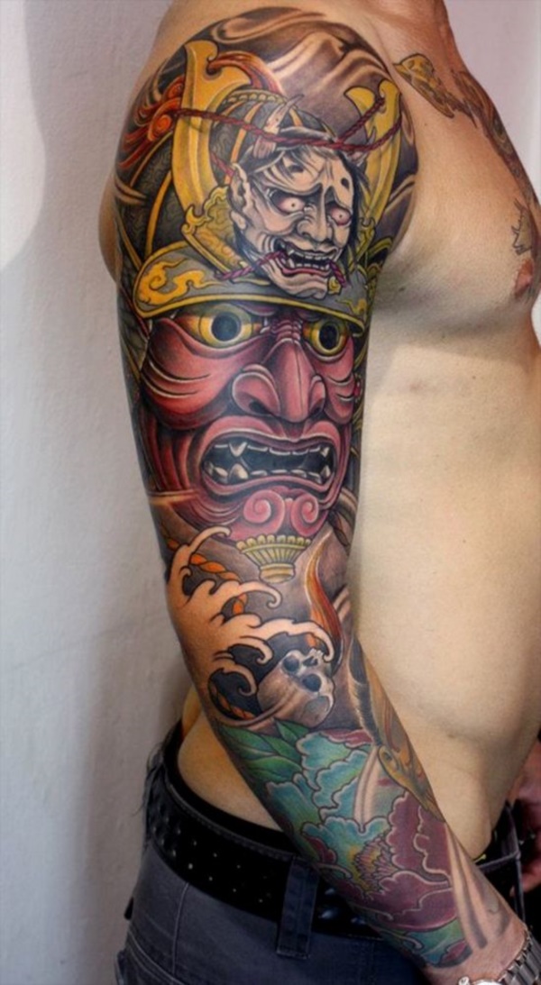 50 Cool Japanese Sleeve Tattoos for Awesomeness0351