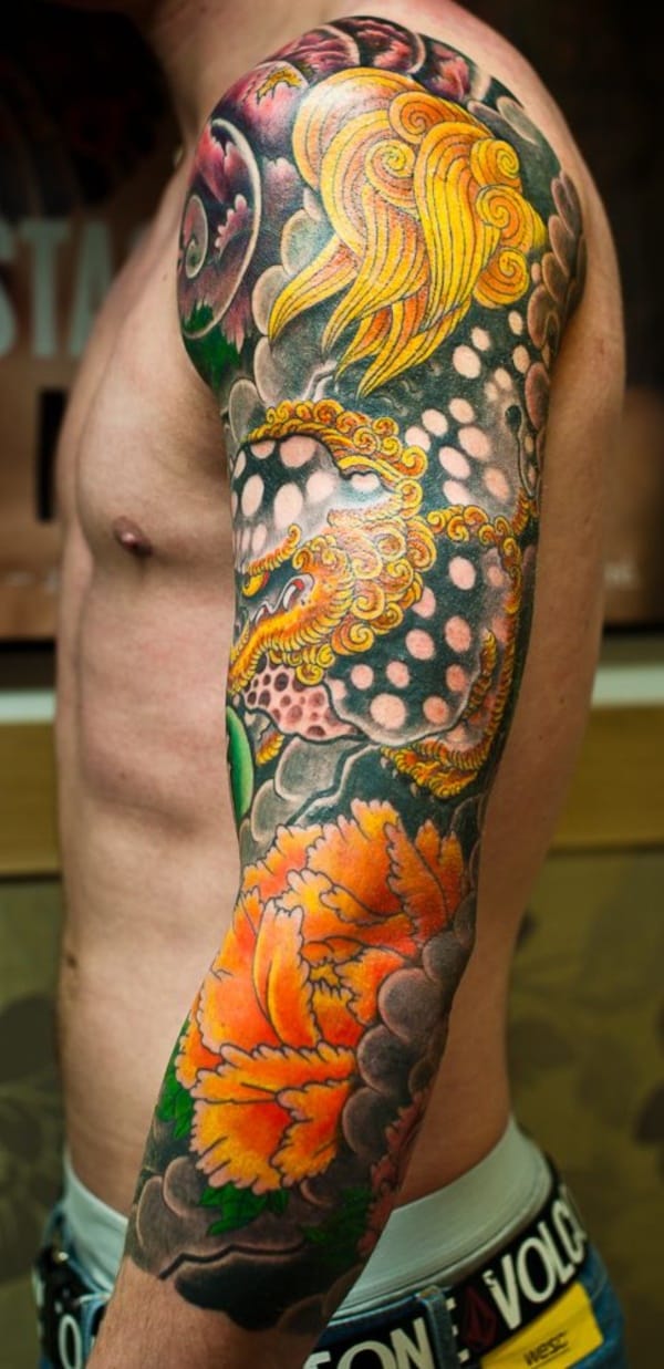 50 Cool Japanese Sleeve Tattoos for Awesomeness0421