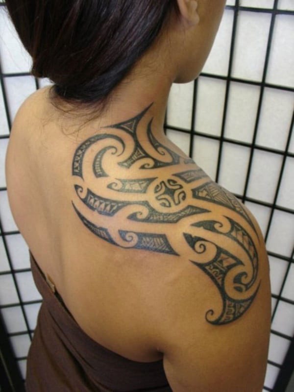 50 Sexy Hawaiian Tribal Tattoos for Girls0201