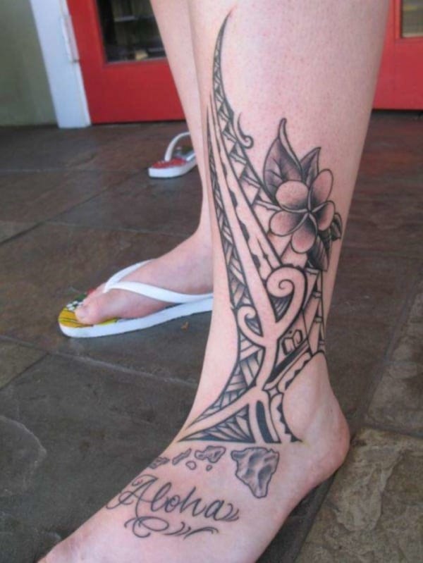 50 Sexy Hawaiian Tribal Tattoos for Girls0211