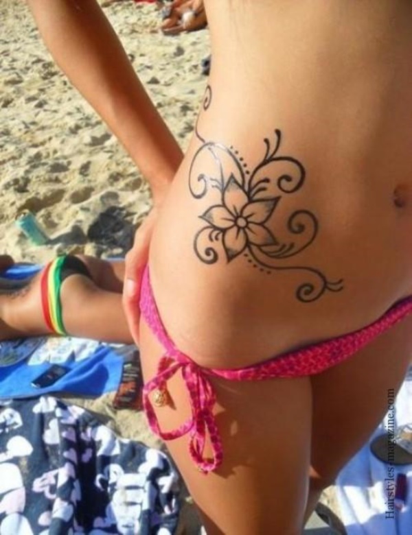 50 Sexy Hawaiian Tribal Tattoos for Girls0271