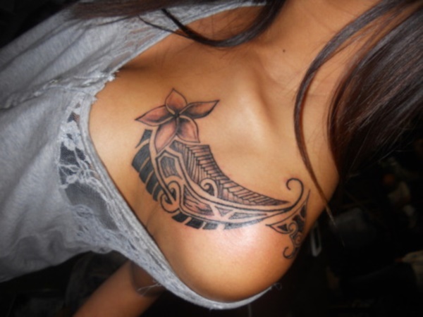 50 Sexy Hawaiian Tribal Tattoos for Girls0361