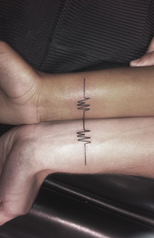 Adorable Couple Tattoo Designs and Ideas (12)