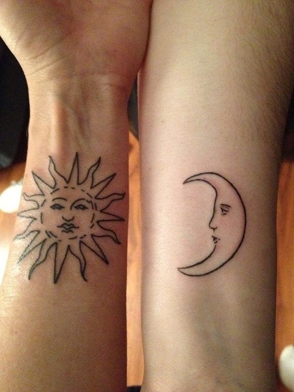 50 Adorable Couple Tattoo Designs and Ideas