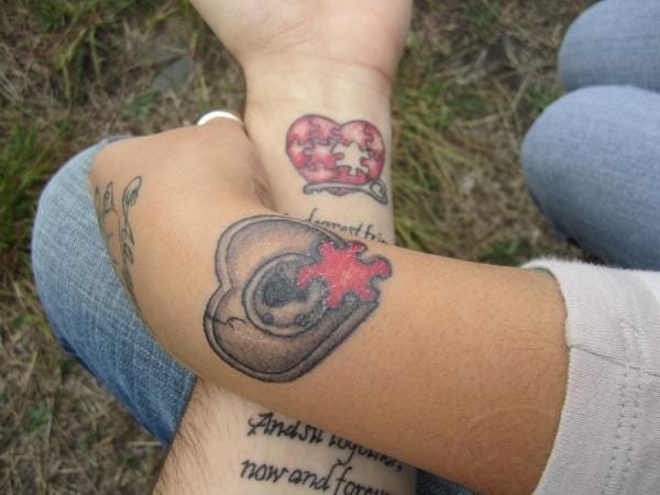 Adorable Couple Tattoo Designs and Ideas (46)