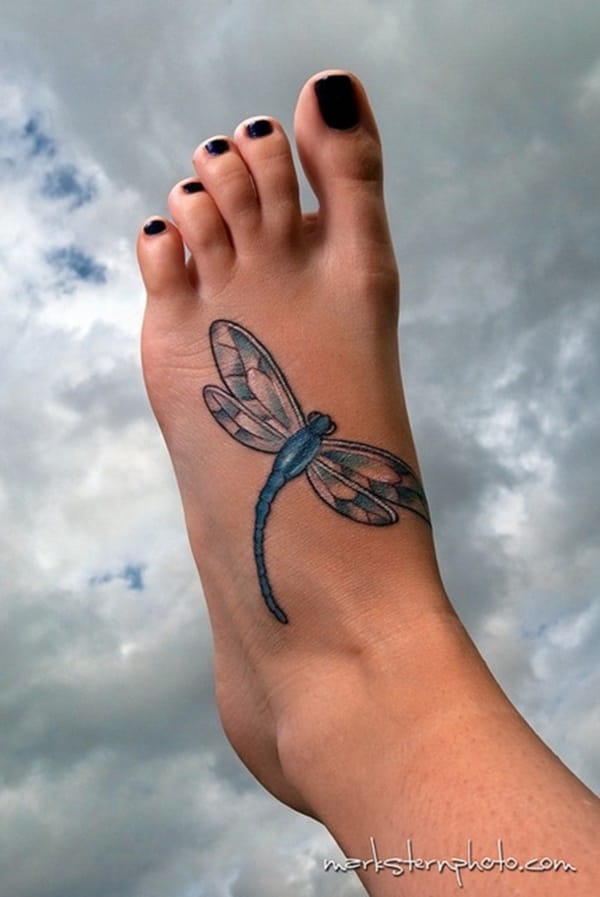 Latest 55 Beautiful Foot Tattoo Designs For Girls0181