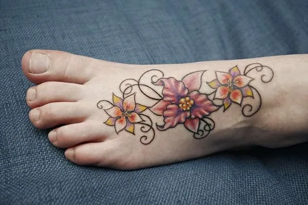 Latest 55 Beautiful Foot Tattoo Designs For Girls0241