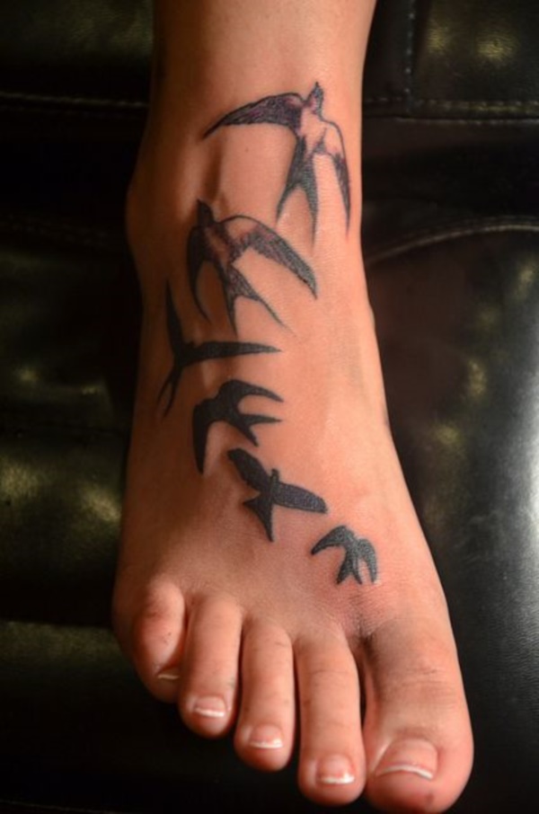 Latest 55 Beautiful Foot Tattoo Designs For Girls0381