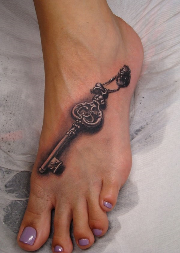 Latest 55 Beautiful Foot Tattoo Designs For Girls0461